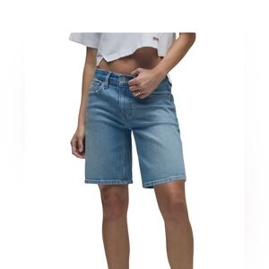 London Low Rise Long Shorts In Fresca 34